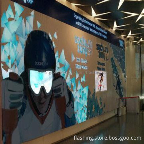 High-quality animated EL advertising display